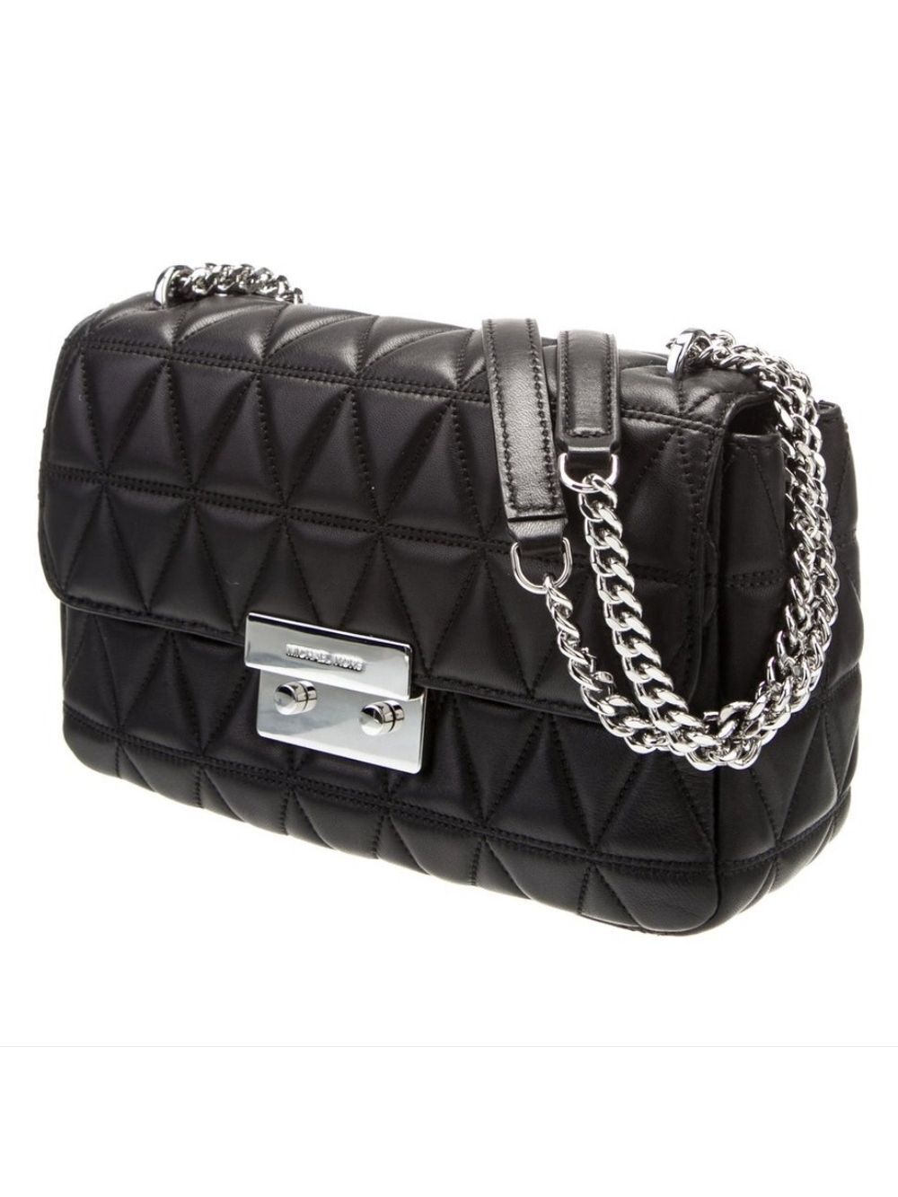 HP. Michael Kors Sloan Large Quilted Leather Shoulder Bag